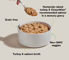 Turkey & Salmon Hearty Stew Wet Dog Food