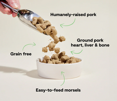 Farmer's Table Pork Freeze Dried Raw Morsels for Dogs