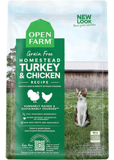 Homestead Turkey & Chicken Grain-Free Cat Kibble