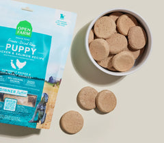 Chicken & Salmon Freeze Dried Raw Patties for Puppies
