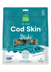 Icelandic Air-Dried Cod Skins Dog Treat Sticks