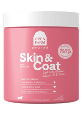Skin & Coat Food Supplement Chews for Dogs