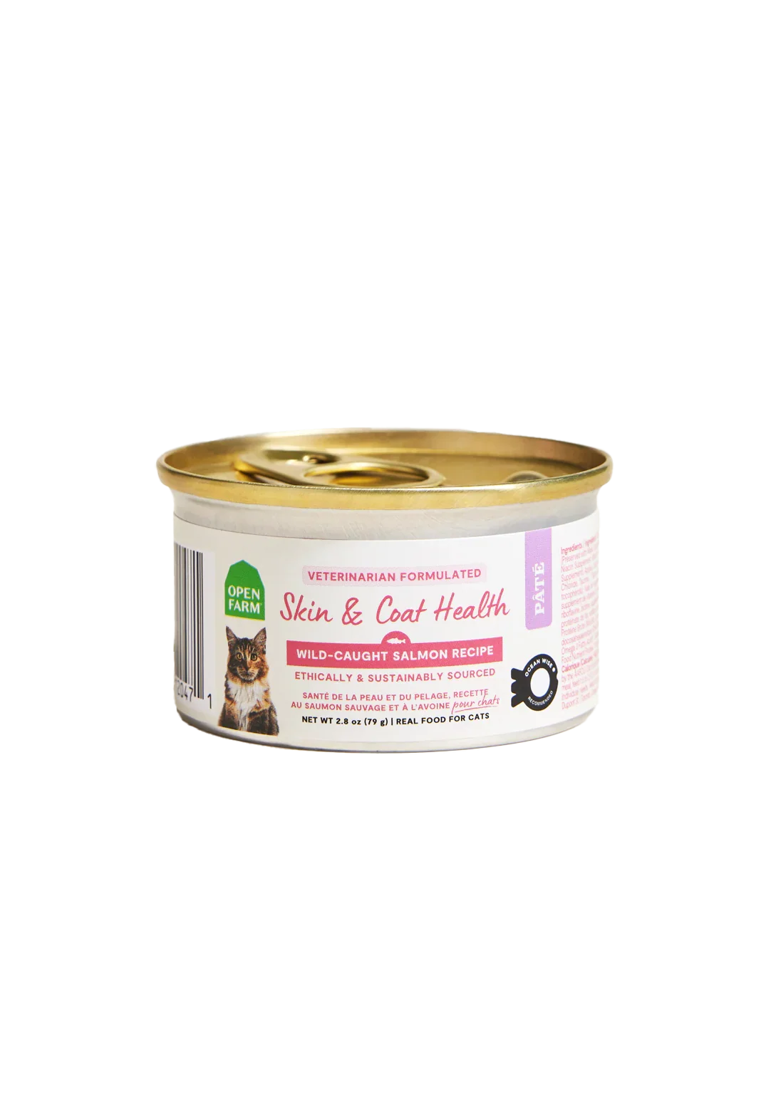 Wild-Caught Salmon Skin & Coat Health Pâté for Cats