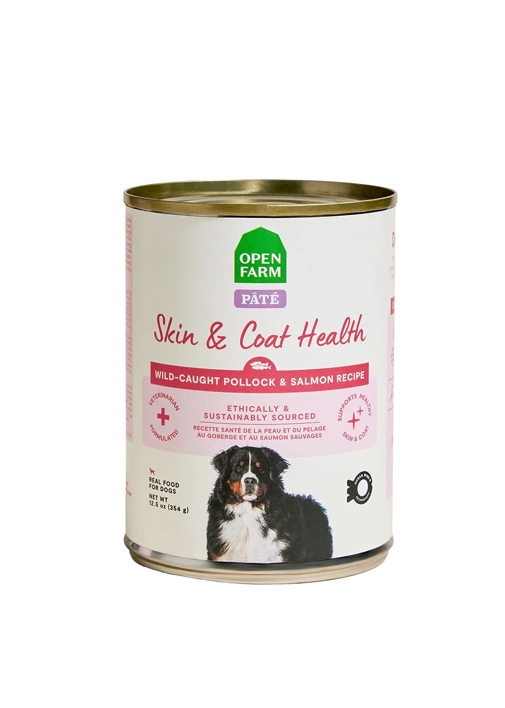 Wild-Caught Pollock & Salmon Skin & Coat Health Pâté for Dogs