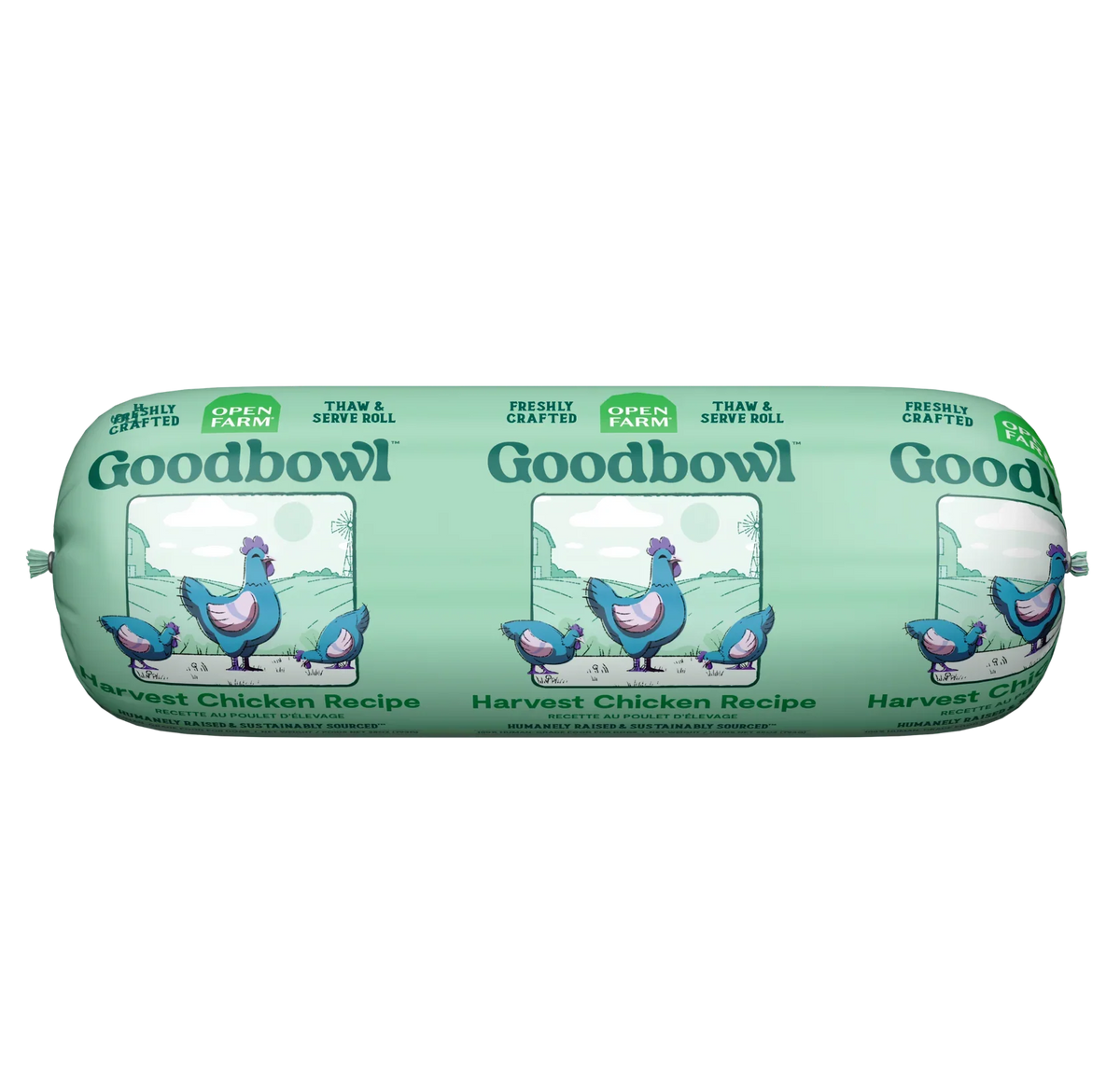 Goodbowl Harvest Chicken Freshly Crafted Roll for Dogs