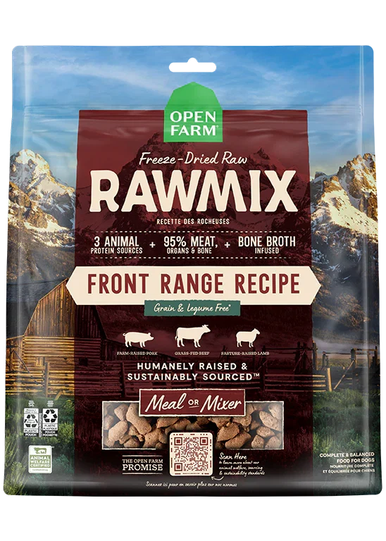 RawMix Front Range Freeze Dried Raw Morsels for Dogs