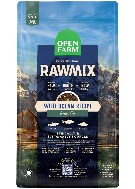 RawMix Wild Ocean Grain-Free Cat Kibble