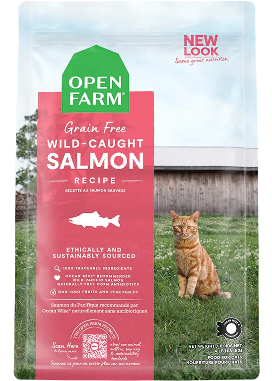 Wild-Caught Salmon Grain-Free Cat Kibble