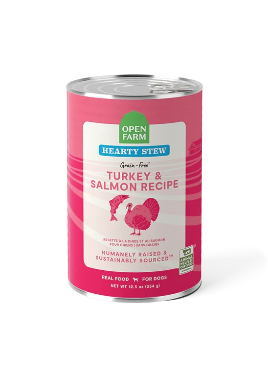 Turkey & Salmon Hearty Stew Wet Dog Food