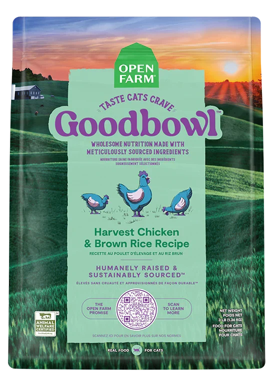 Goodbowl™ Harvest Chicken & Brown Rice Cat Kibble