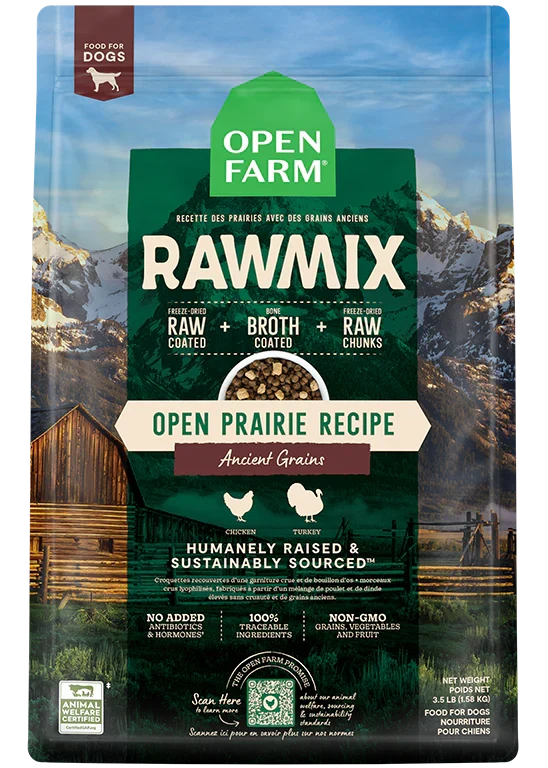 RawMix Open Prairie Ancient Grains Dog Kibble