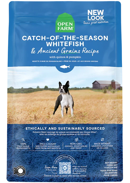 Whitefish & Ancient Grains Dog Kibble