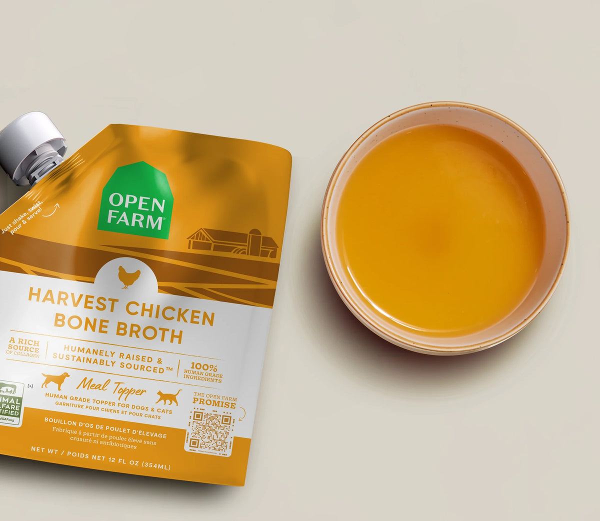Harvest Chicken Bone Broth for Dogs