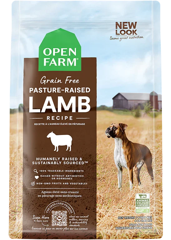 Pasture-Raised Lamb Grain-Free Dog Kibble