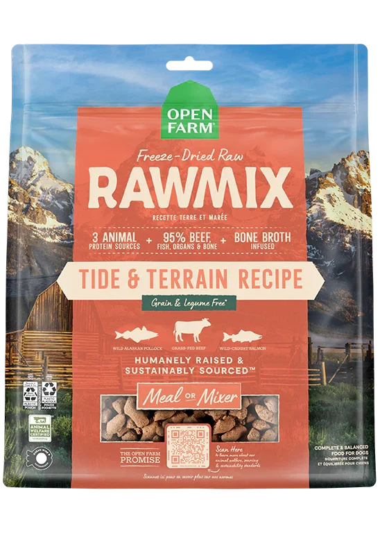 RawMix Tide & Terrain Freeze Dried Raw Morsels for Dogs