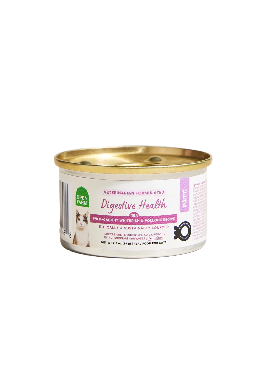 Wild-Caught Whitefish & Pollock Digestive Health Pâté for Cats