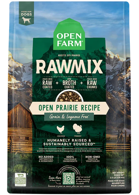 RawMix Open Prairie Grain-Free Dog Kibble