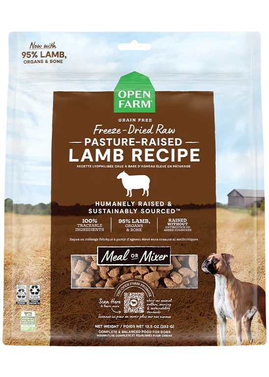Pasture-Raised Lamb Freeze Dried Raw Morsels for Dogs