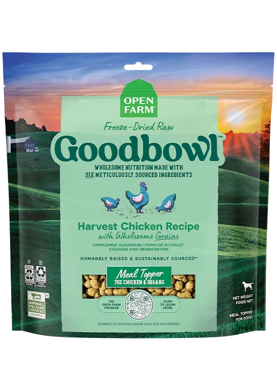 Goodbowl™ Harvest Chicken Freeze Dried Raw Morsels for Dogs