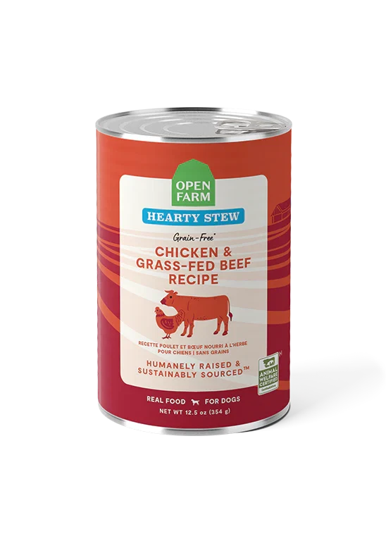 Chicken & Grass-Fed Beef Hearty Stew Wet Dog Food