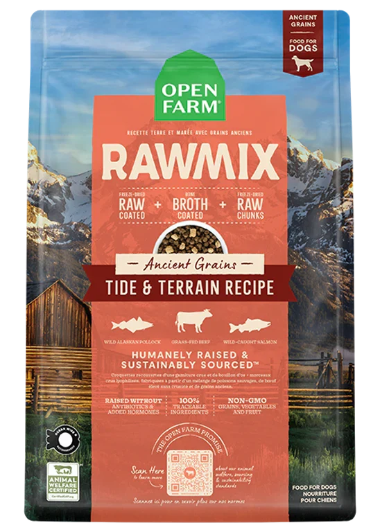 RawMix Tide & Terrain Ancient Grains Dog Kibble